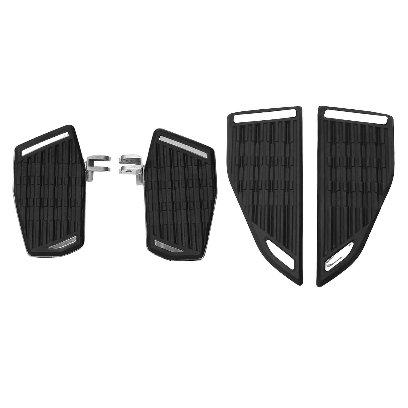 For Honda Gold Wing GL1800 18-24 Anti-Skid Pedal Set Enlarged And Wider Front Driver And Passenger Footrests for Motorcycles