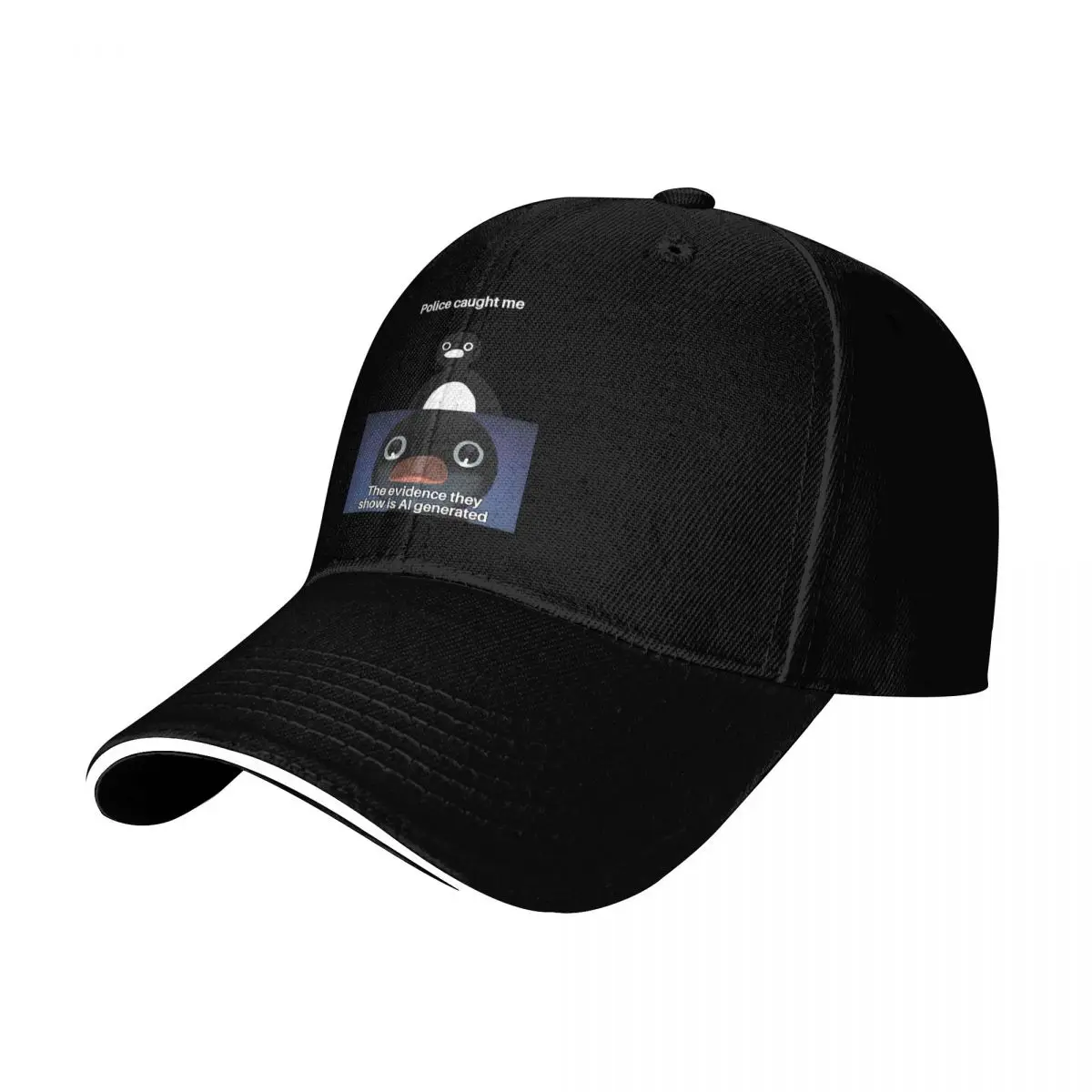 Gorras de béisbol con memes divertidos: la evidencia que muestran es gráfica generada por IA, gorras de primavera para hombres y mujeres para actividades al aire libre