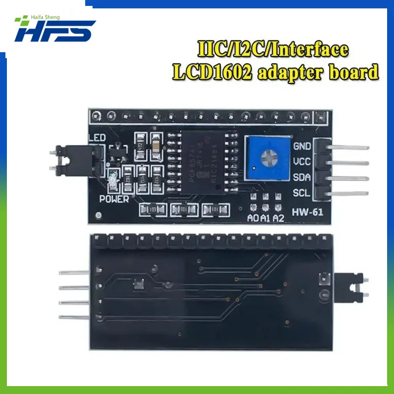 

IIC I2C TWI SPI Serial Interface Board Port 1602 2004 LCD LCD1602 Adapter Plate LCD Adapter Converter Module