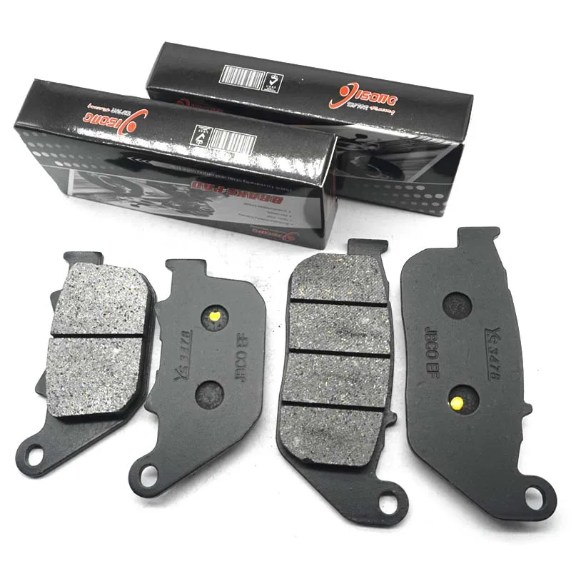 Motorcycle Front & Rear Brake Pads For HARLEY DAVIDSON XL883 Hugger 2004 2005 2006 XL883C Sportster Custom 2005-2007 2008 2009
