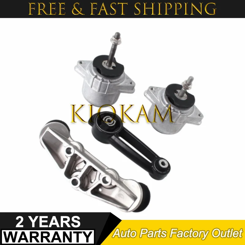 4PCS 94637505822 97037511801 95537510113 94637505722 for 2011-2016 Porsche Panamera 3.0L 3.6L Engine Trans Torque Strut Mount