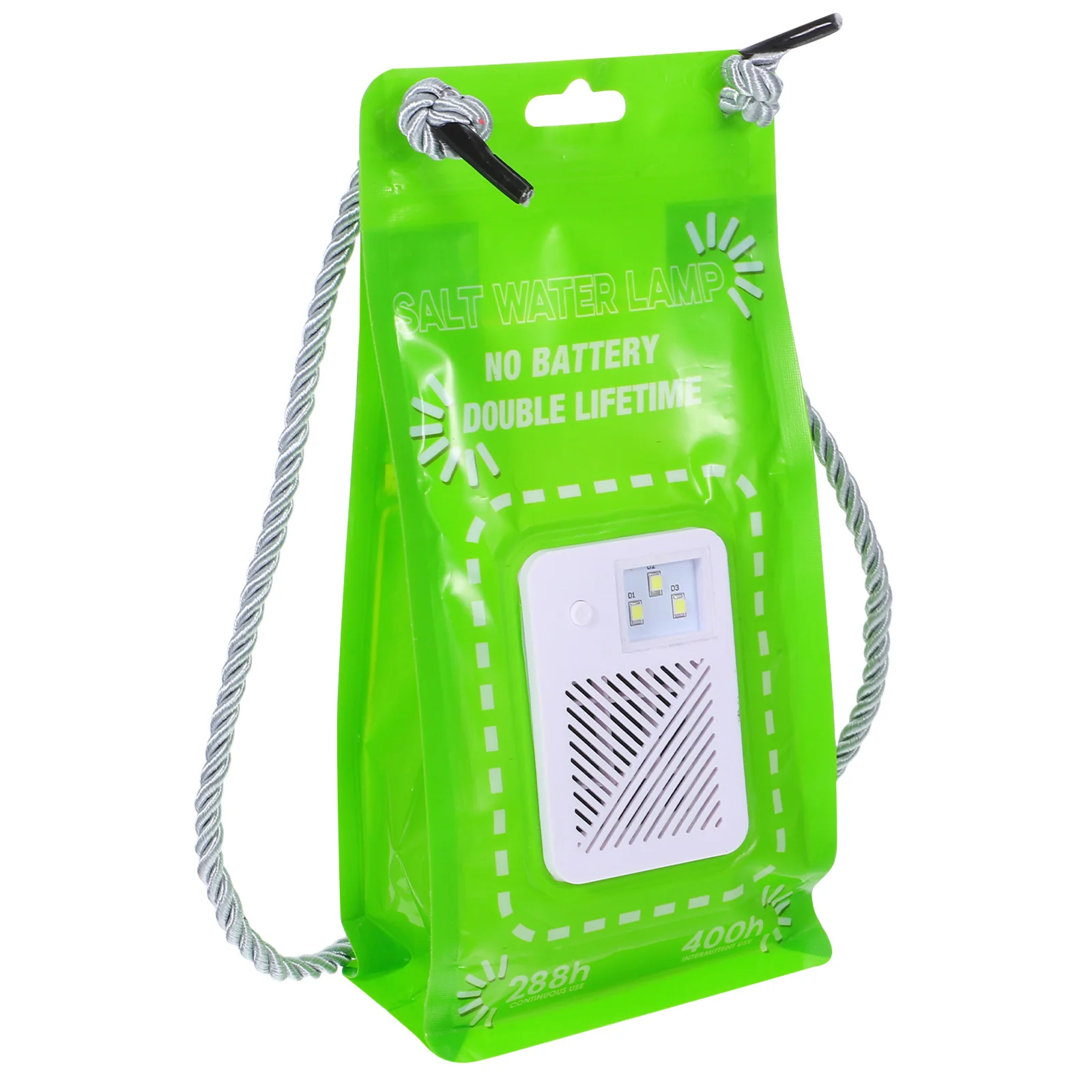 مصباح المياه المالحة في الهواء الطلق: 3 LED 50Lm ضوء الطوارئ المحمول للتخييم خيمة معلقة بقاء والعتاد صديقة للبيئة لا