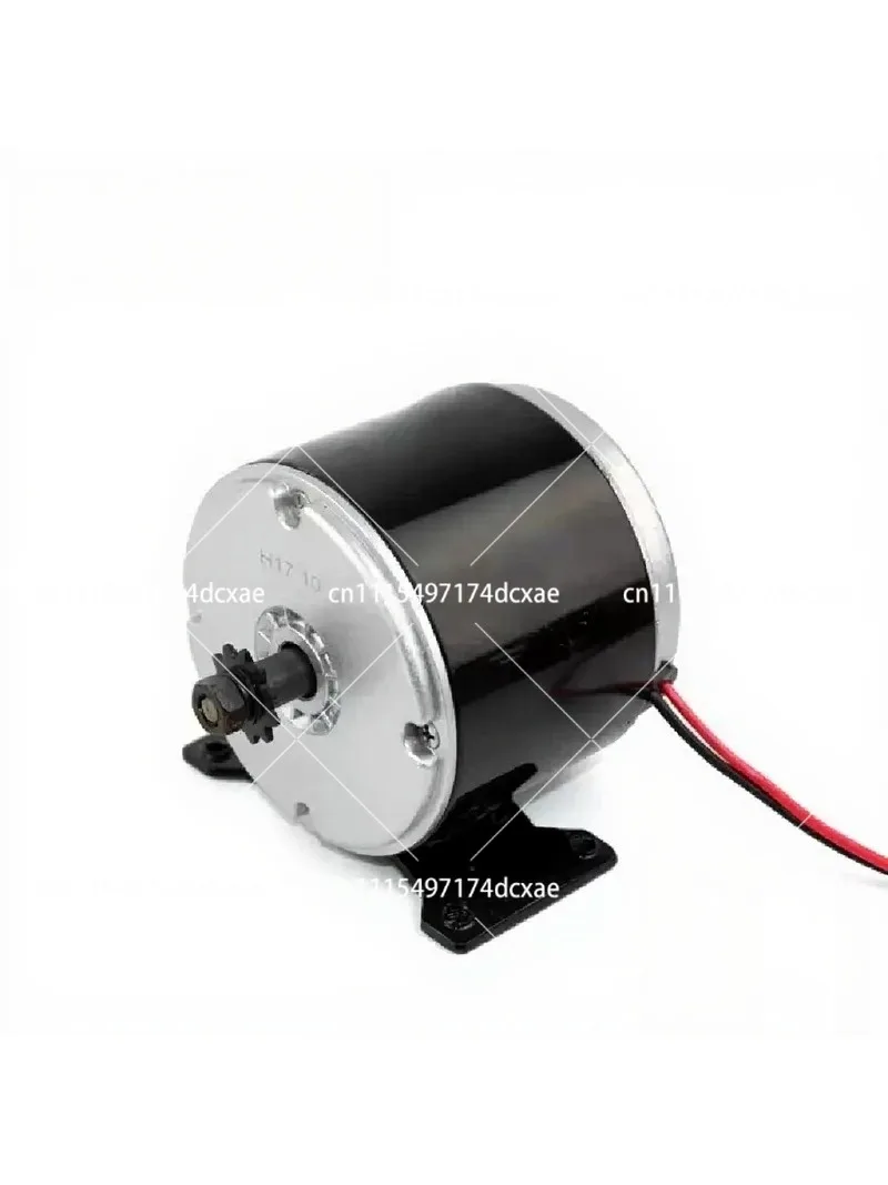 12V 24V 36V 350W Electric High Speed Motor with 11 Tooth 25H Sprocket and Mounting Bracket
