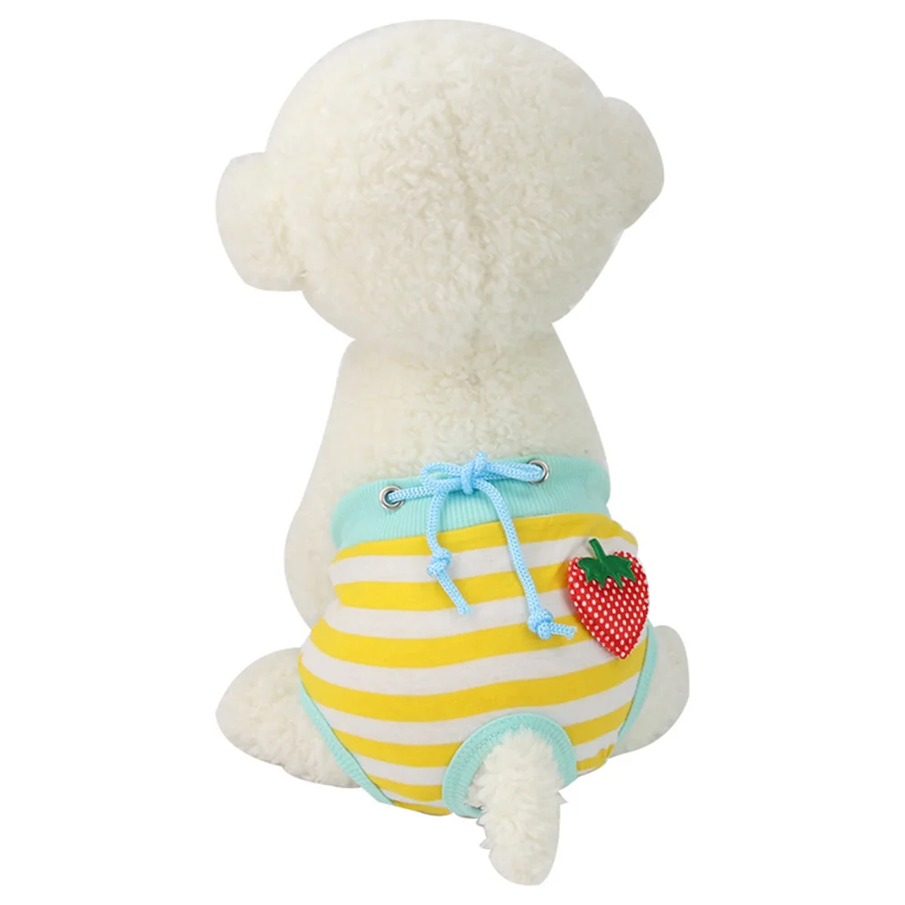 

Comfortable Pet Diapers Cotton-Lined Dog Sanitary Pants for Menstruation Period Leak-Proof Design for Home Furnishing Protection