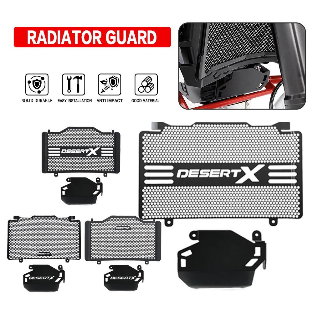 

For Ducati DesertX Rally 2024-2025 Radiator Guard and Cylinder Head Guard Complete Set Motorcycle DesertX 2022-2023-2024-2025