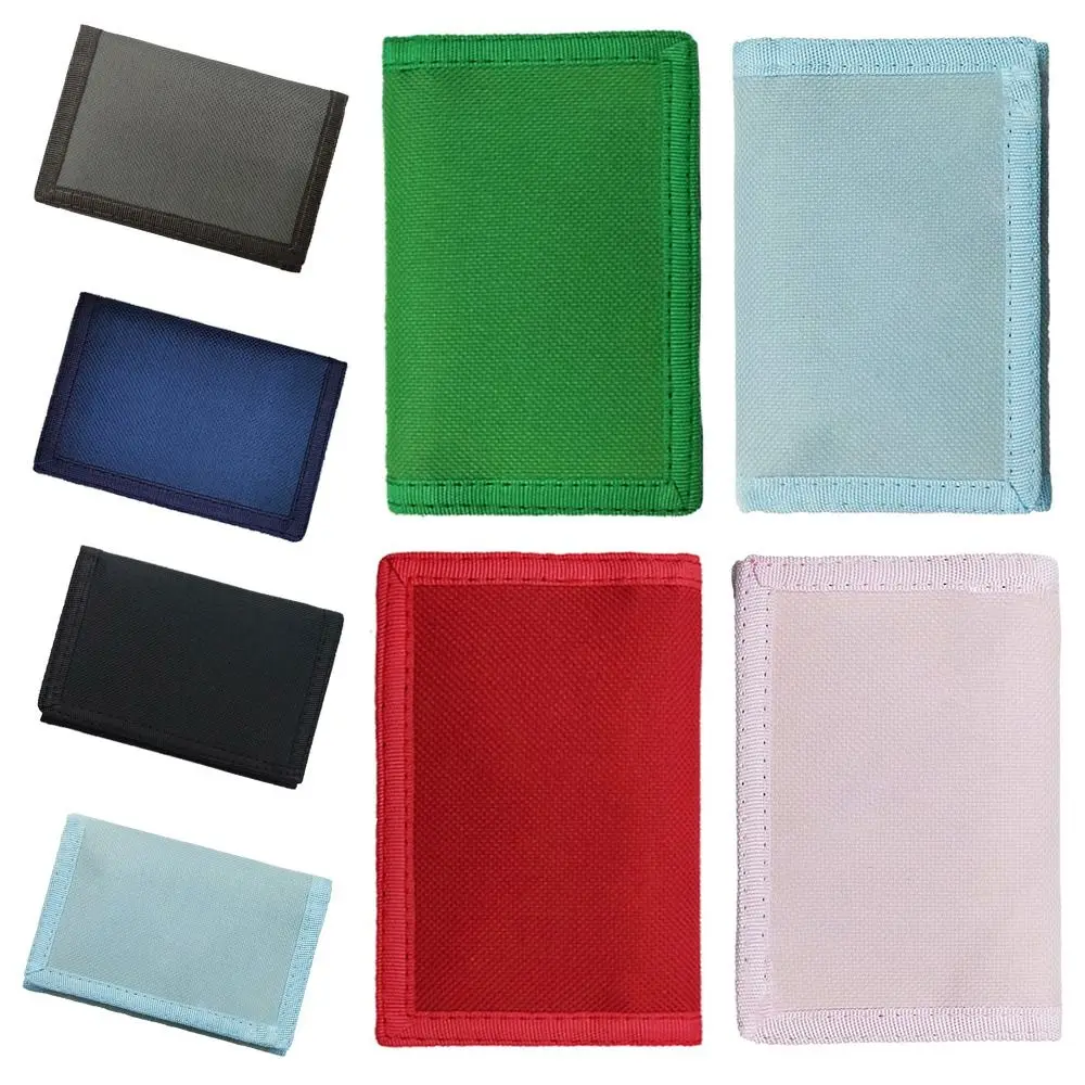 Portable Multifunctional Slim Wallet Outdoor Classic Travel Coin Purse Women Man with Zipper Trifold Sports Wallet