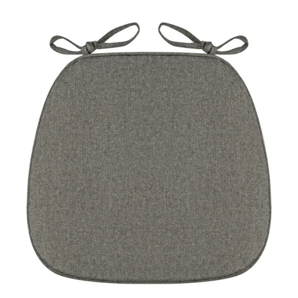 Simple Thicken Dining Chair Cushion Comfortable Breathable Sanding Seat Pad Non Slip Soft Chair Pad Seat Cushion