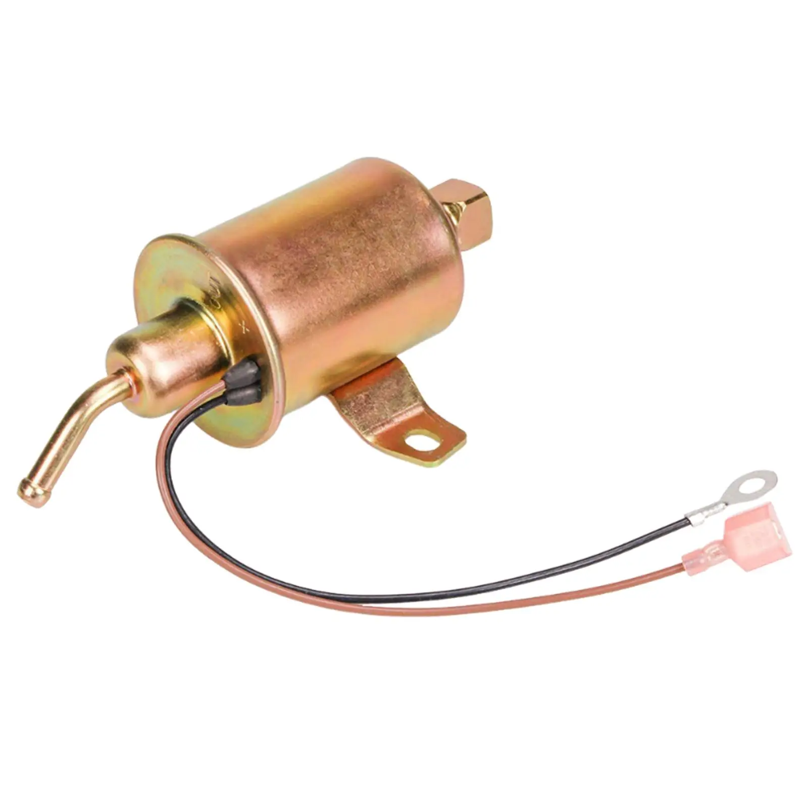 12V Electric Fuel Pump Gas Diesel Inline Metal Solid Petrol 15-25 GPH for Motorcycle Trucks Boats Lawn Mower Generators