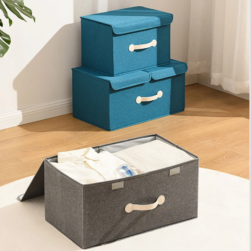 Folding Dustproof Organizer Clothes Toy Storage Box Bedroom Shelf Safe Odorless Organizers of Cabinets Drawers for Bedding Quilt