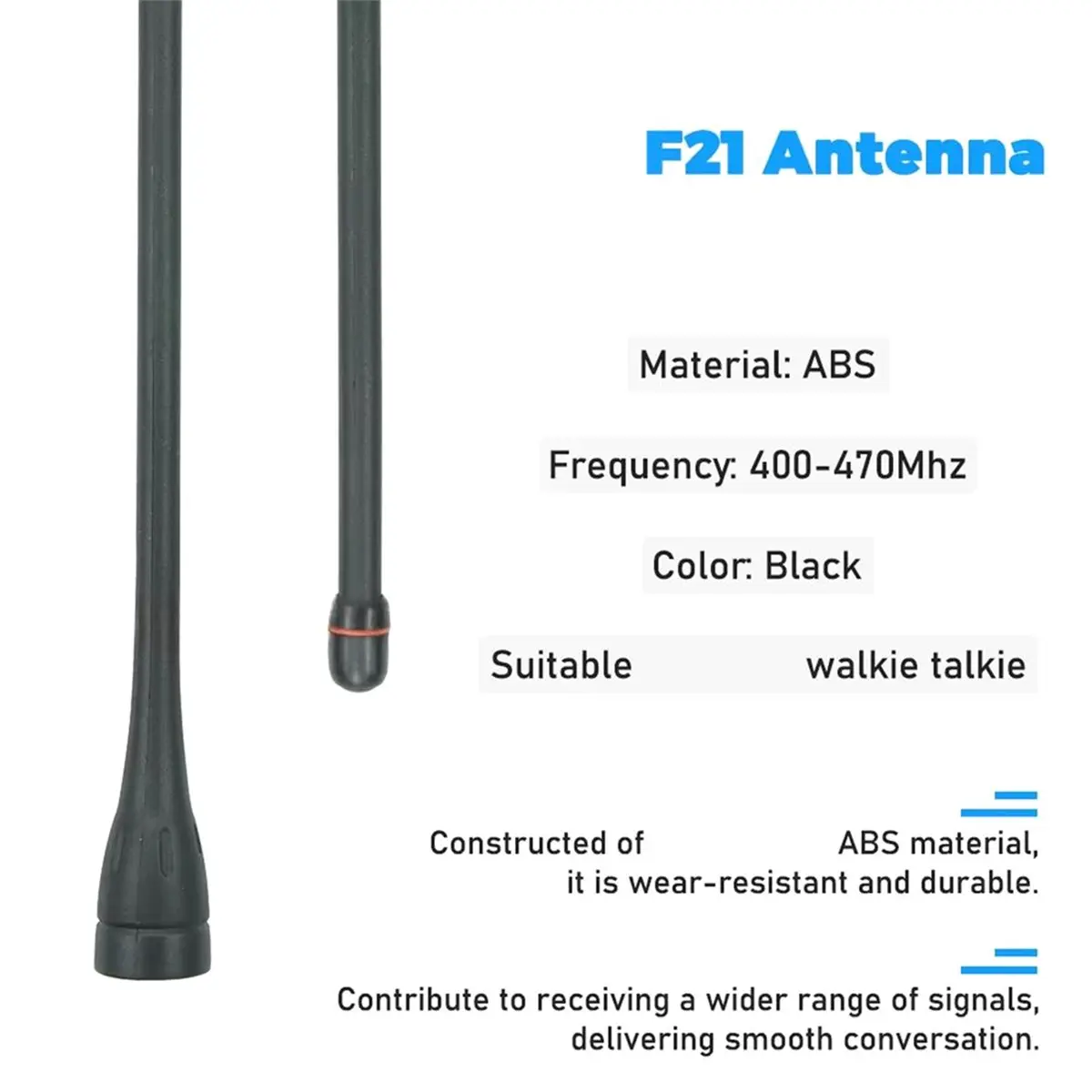 10PCS 16CM UHF Antenna for IC-F4 IC- IC-F24 IC-F25 IC-F26 IC-F43 IC-F44 IC-F80 IC-F4000 Portable Two Way Radio
