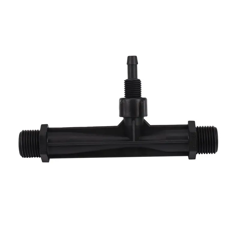 A96K-Agricultural Venturi Fertilizer Injector Kit With 1/2 Inch To 3/4 Inch Threaded Greenhouse Irrigation Fittings 2 Set