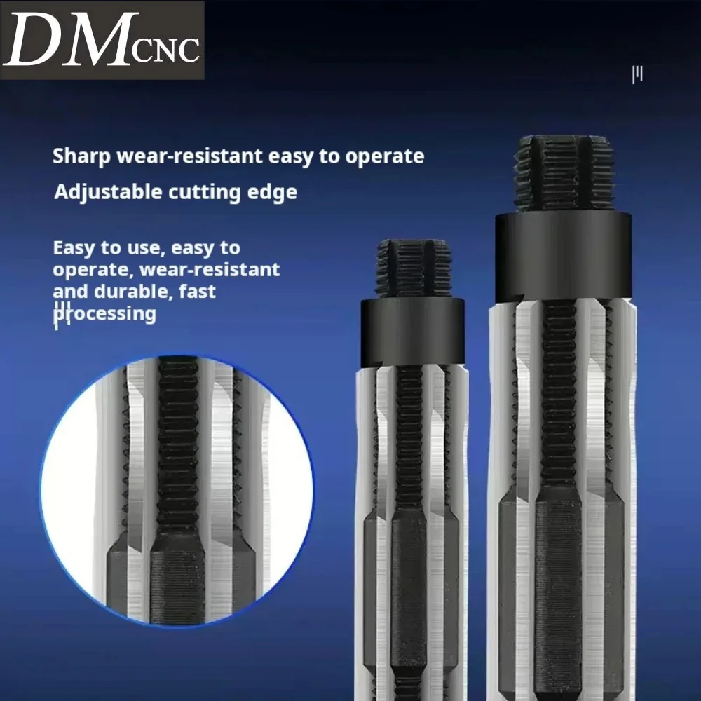 

Регулируемая ручная развертка | Инструментальная сталь из сплава 9SiCr | Прецизионная расширяющаяся развертка | для ручной отделки отверстий