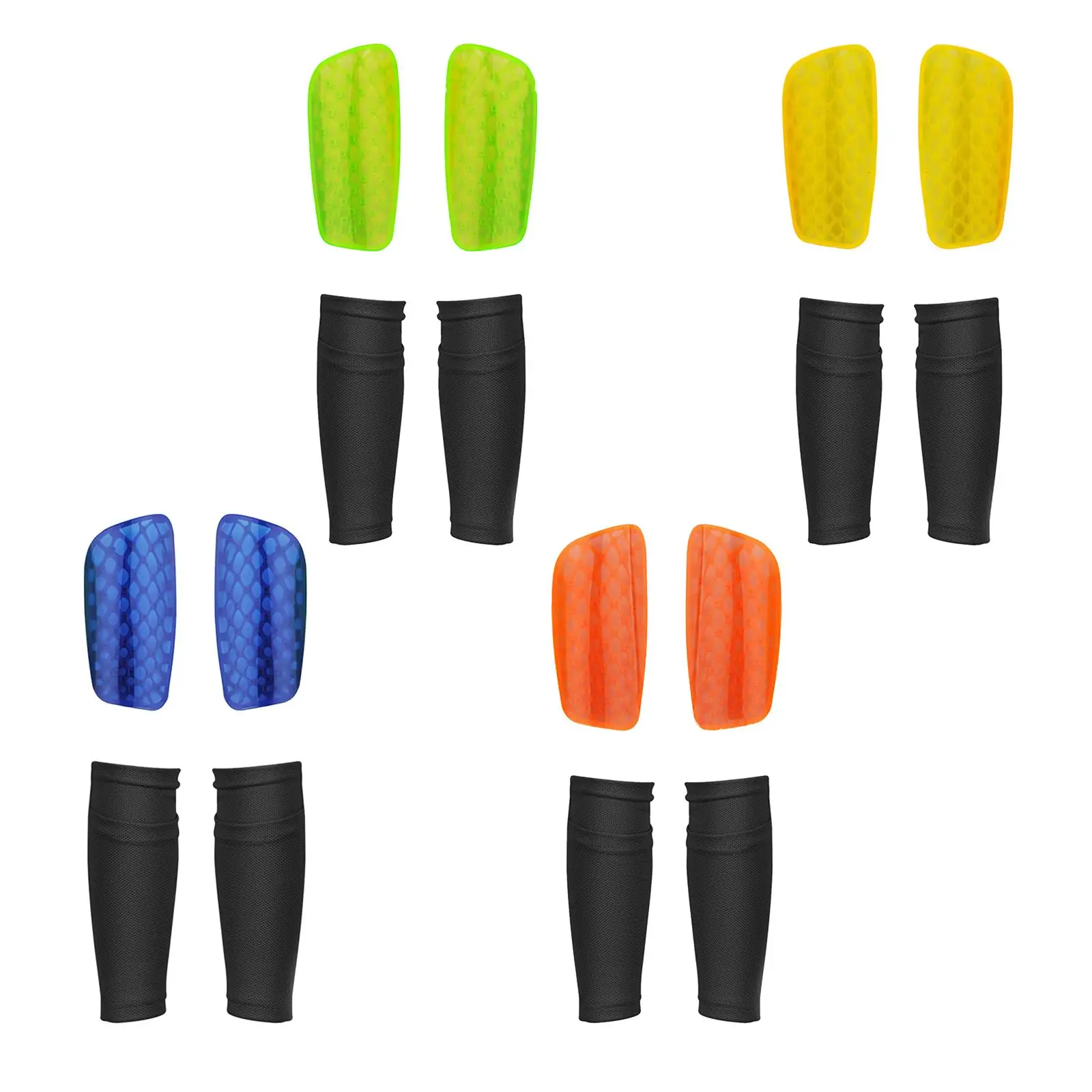 2Pcs Soccer Shin Guards Impact Resistant Wrestling Pads Athlete Breathable Rugby