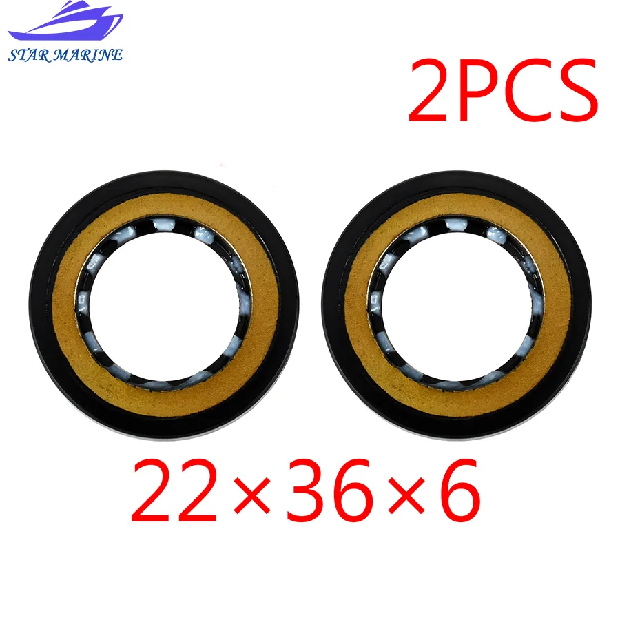 Oil Seal 93101-22067 For Yamaha Outboard Parts Parsun Hidea Powertec Seapro 25hp 30hp 93101-22M00 Size 22*36*6mm 93101-22067-0