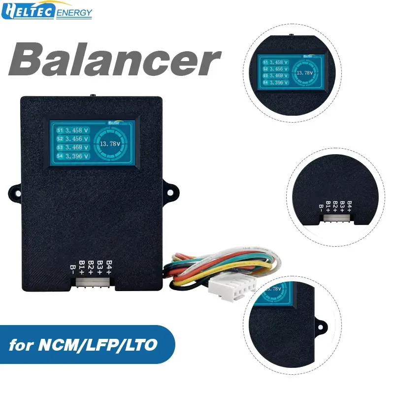 

Heltec 4S/6S 5A Active Battery Balancer –Automatic Equalization & Low-Voltage Hibernation Compatible with LiFePO4/Ternary Lithi