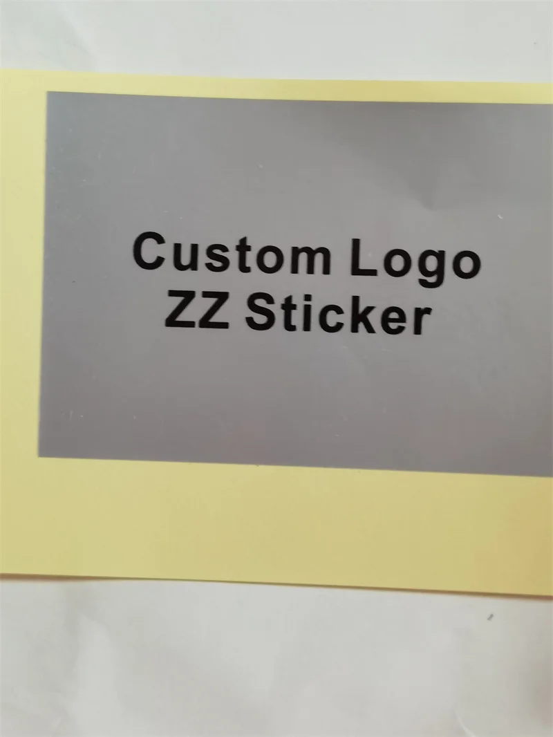 Custom stickers for your logo, advertising information, telphone number, custom lables for your product information