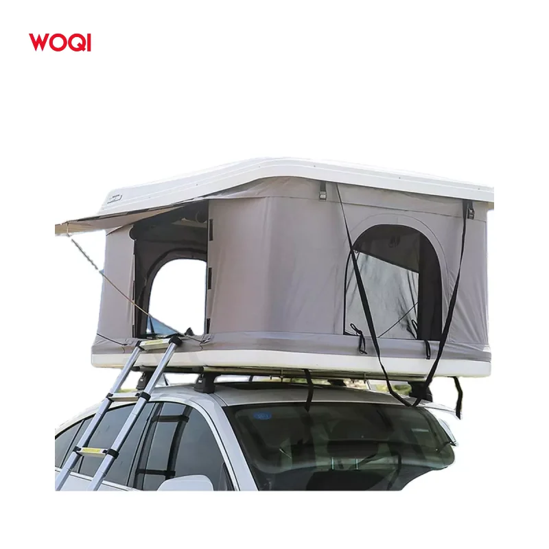 

Universal Hard Alloy Shell Automatic Hydraulic Support Camping Rooftop Tent Including Ladder