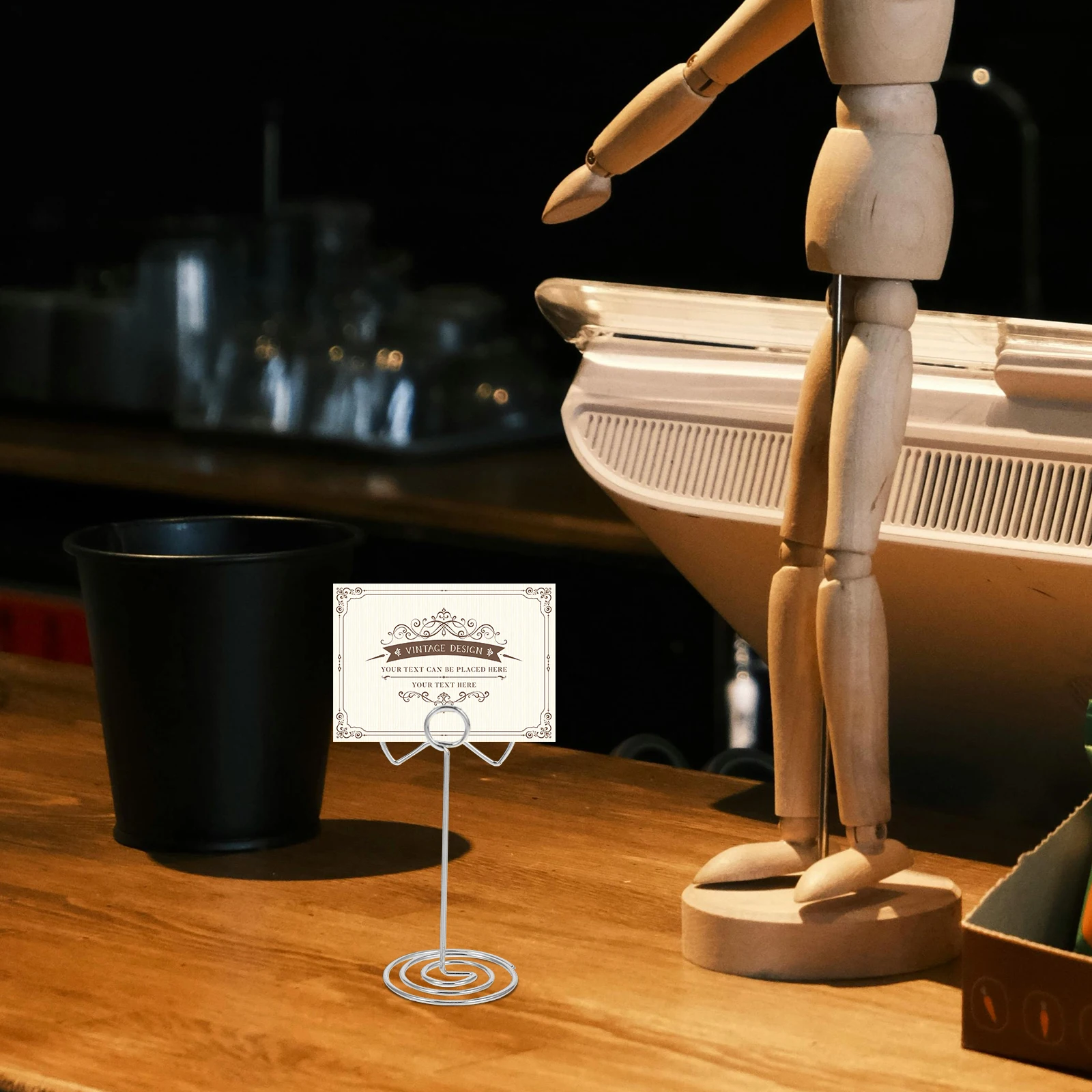 

10Pcs Gentleman Bow Tie Place Card Holders Silver Table Number Holders Wedding Seating Photo Table Centerpiece Memo Clip