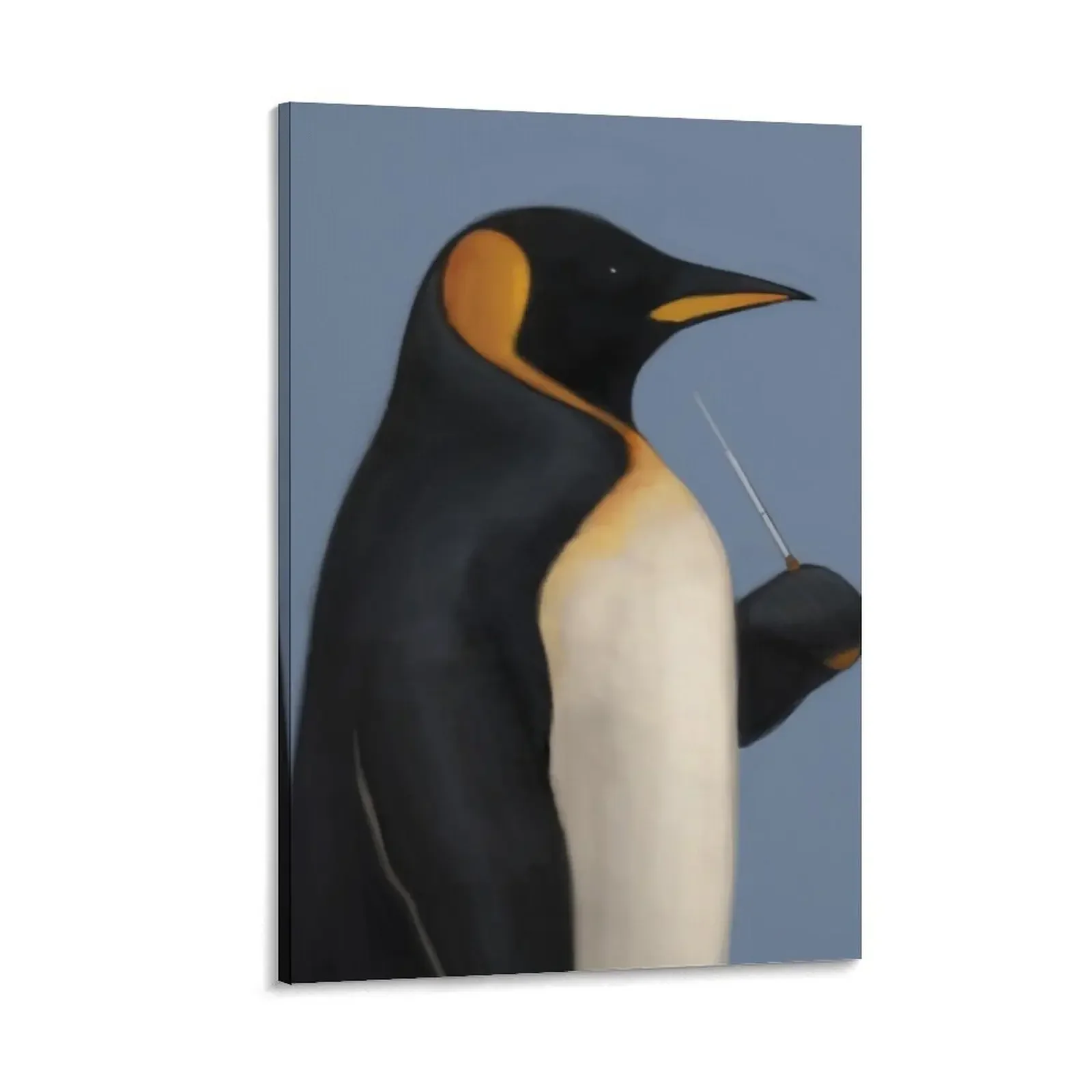 

King Penguin Conductor Canvas Painting Bedroom deco home decor interior Decorative picture decor