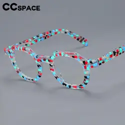 49875 Retro Anti Blue Light Acetate Optical Glasses Frames Men Women Fashion Computer Eyeglasses Customized Reading Glasses