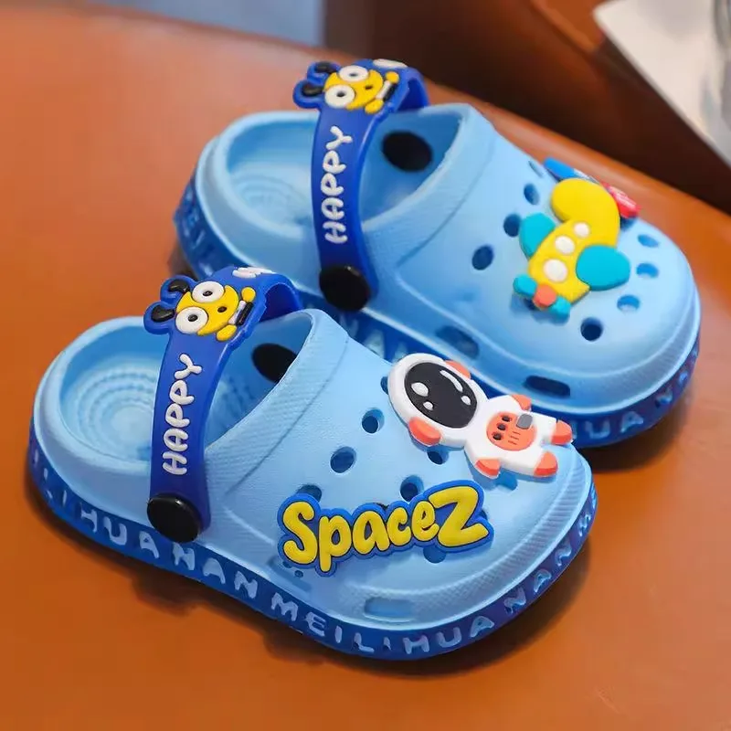 Shoes  Children's  Cartoon Baby Soft-Soled Sandals – Ultra-Light Anti-Slip Infant Closed-Toe Sandals for Boys & Girls Beach