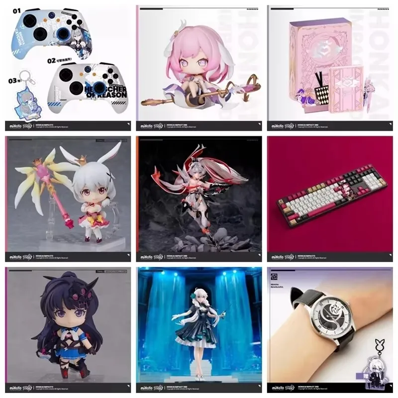 miHoYo Game Cosplay Luck Bag Honkai Impact 3RD&Honkai: Star Rail&Genshin Impact&TEARS OF THEMIS Xmas Gift Anime Set