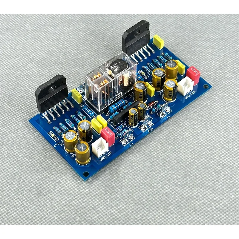 Dual Channel LM3886 Amplifier PCB Empty Board, Speaker Protection Design, Finished Power Amplifier Board Accessories