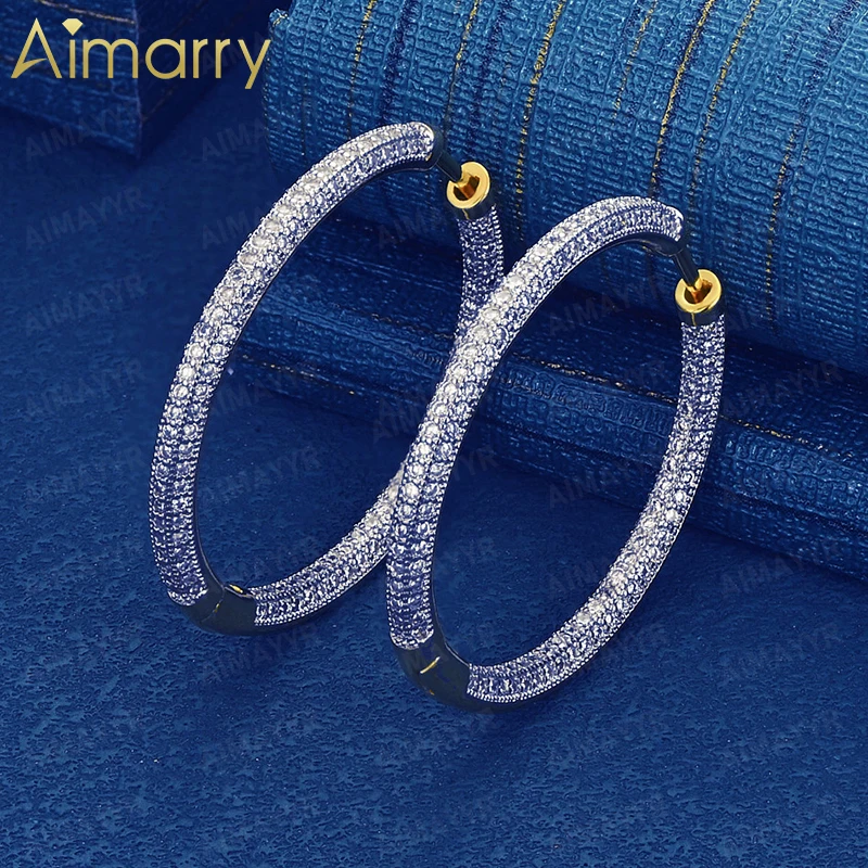 Women's 925 Sterling Silver AAA Zircon Earrings, Simple Design