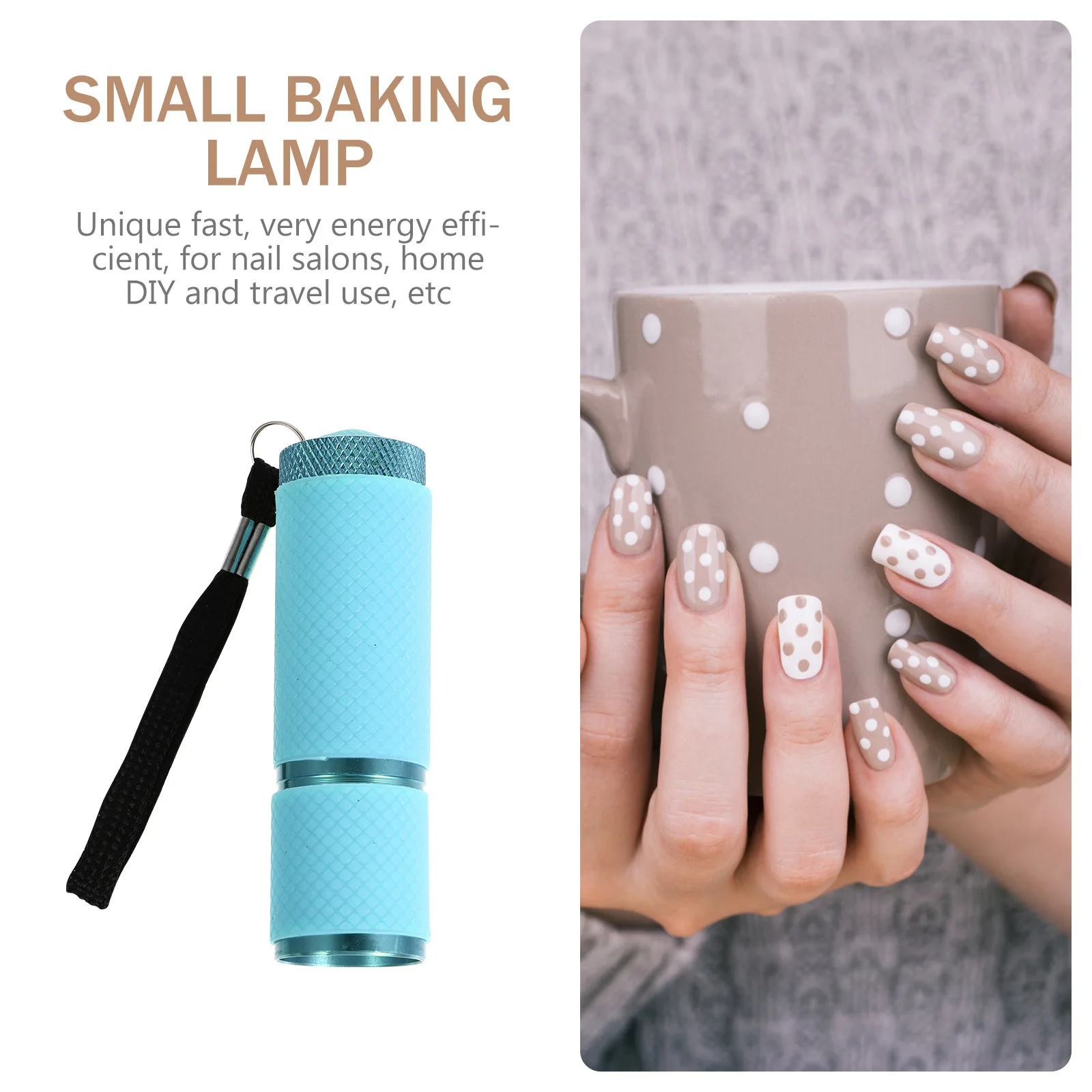 Mini lampe à ongles portative Uv LED, 1 pièce, sèche-linge pour Extensions de Gel, outil de manucure à séchage rapide, dispositif Portable de qualité Salon