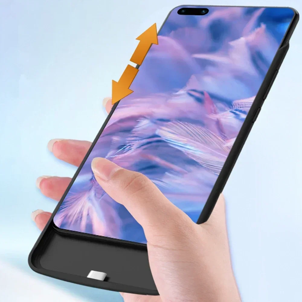 6800mah capa de telefone para huawei p30 pro p40 p40 pro maimang 8 caso bateria carregador casos banco para huawei p30 caso energia
