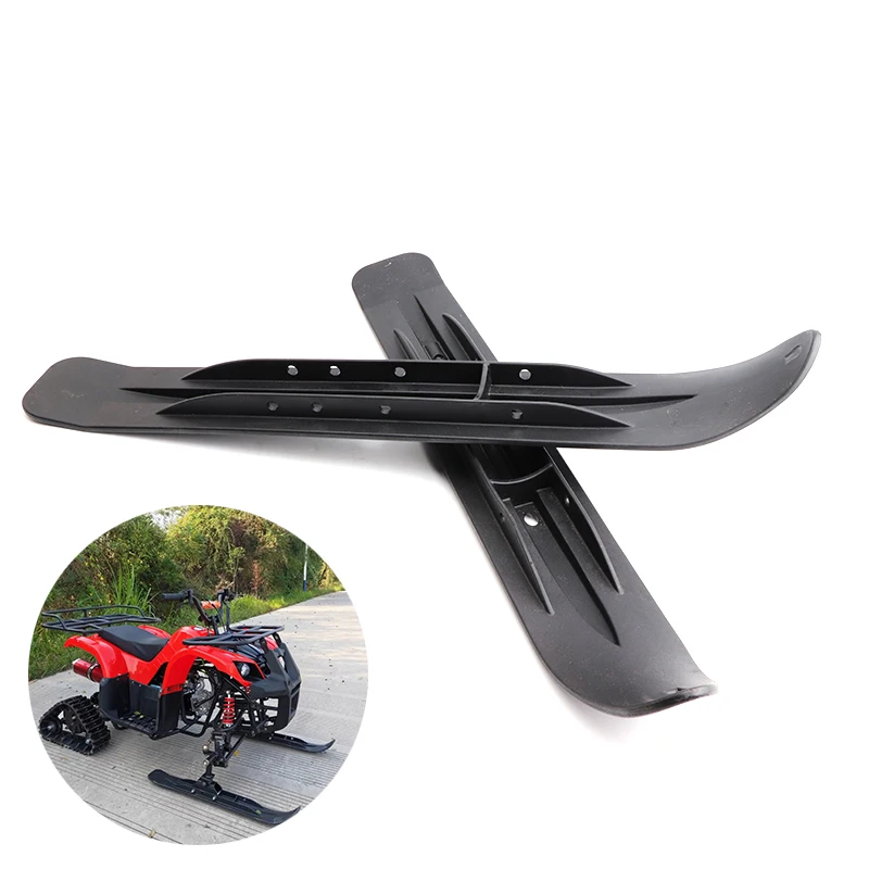 Skiboards العجلات الأمامية التزلج البلاستيكية ل Moto Buggy رباعية الذهاب كارت دراجة ثلاثية العجلات ATV UTV دراجة الثلج زلاجة زلاجة تعديل أجزاء