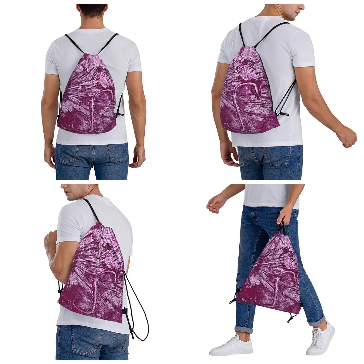 S Is For Staple Backpacks Multi-function Drawstring Bags Shoes Bag Book Bags for Travel School