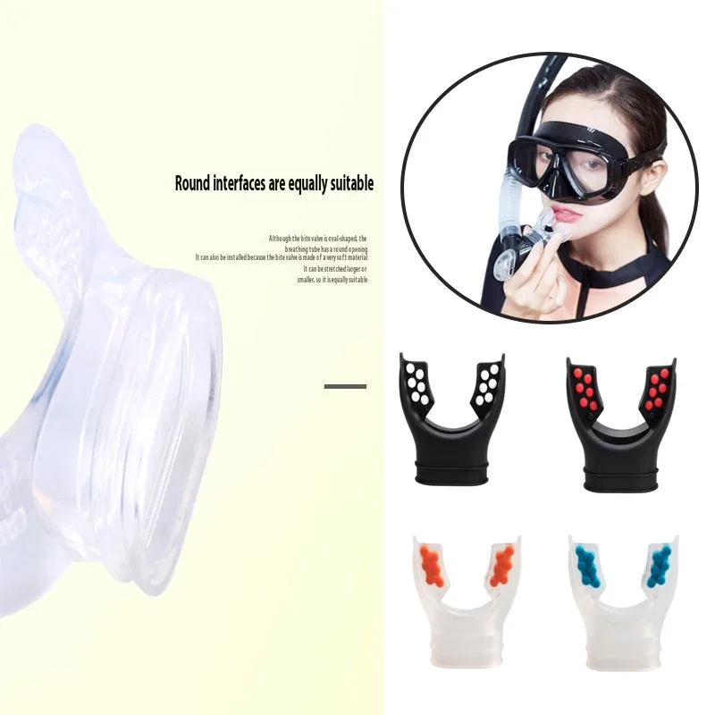 

Силиконовый мундштук для дайвинга и снорклинга, 1 шт., комфортная посадка, регулятор для мужчин и женщин - сменный мундштук