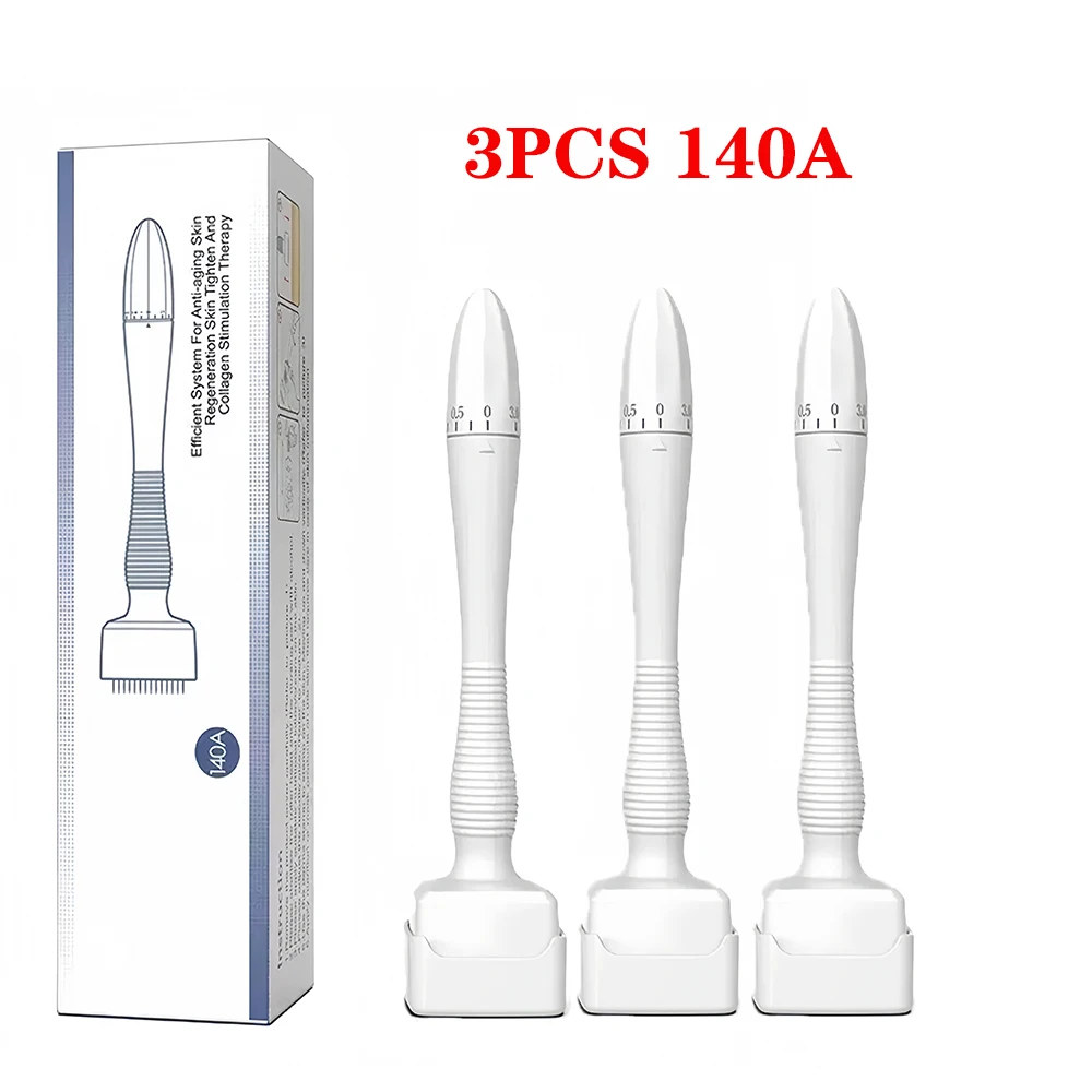 

3 PCS 140A Derma Stamp Microneedling , Hair Regrowth and For Face Beauty Personal Care-Beauty Skin Care Tool