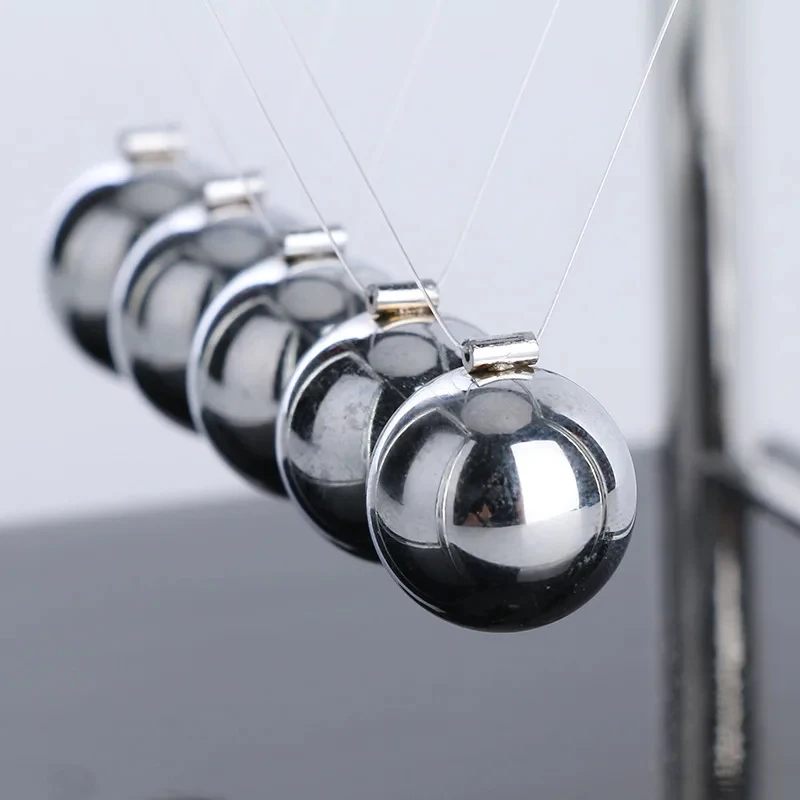 Newton Cradle Balance Steel Balls School Teaching Supplies Physics Science Pendulum Desk Toy Gifts Home Decoration