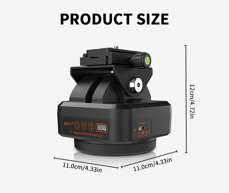 ZiFon Wasserdichter elektrischer Kamera-Gimbal, 2-Achsen-Stabilisator, Anti-Shake für Unterwasser-Videos, Vlog, kompatibel mit Action-Kameras – Detail 11