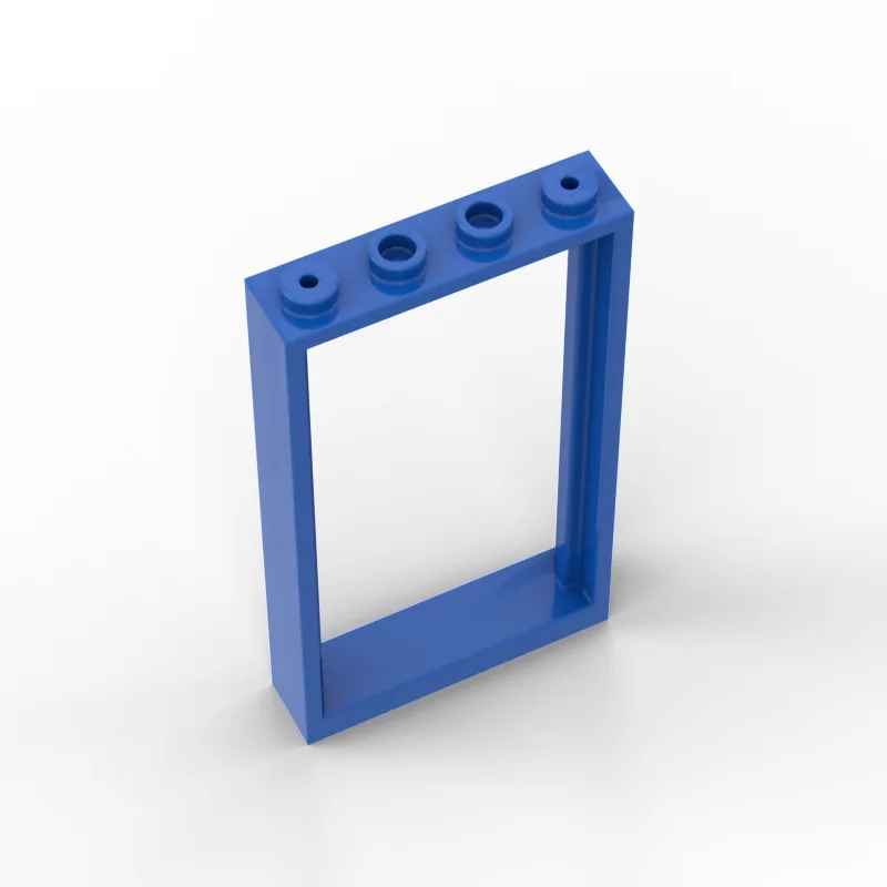 20 stuks baksteen onderdelen deur, frame 1 x 4 x 6 met 2 gaten 60596 30179 compatibel met assembleert bouwstenen technisch speelgoed