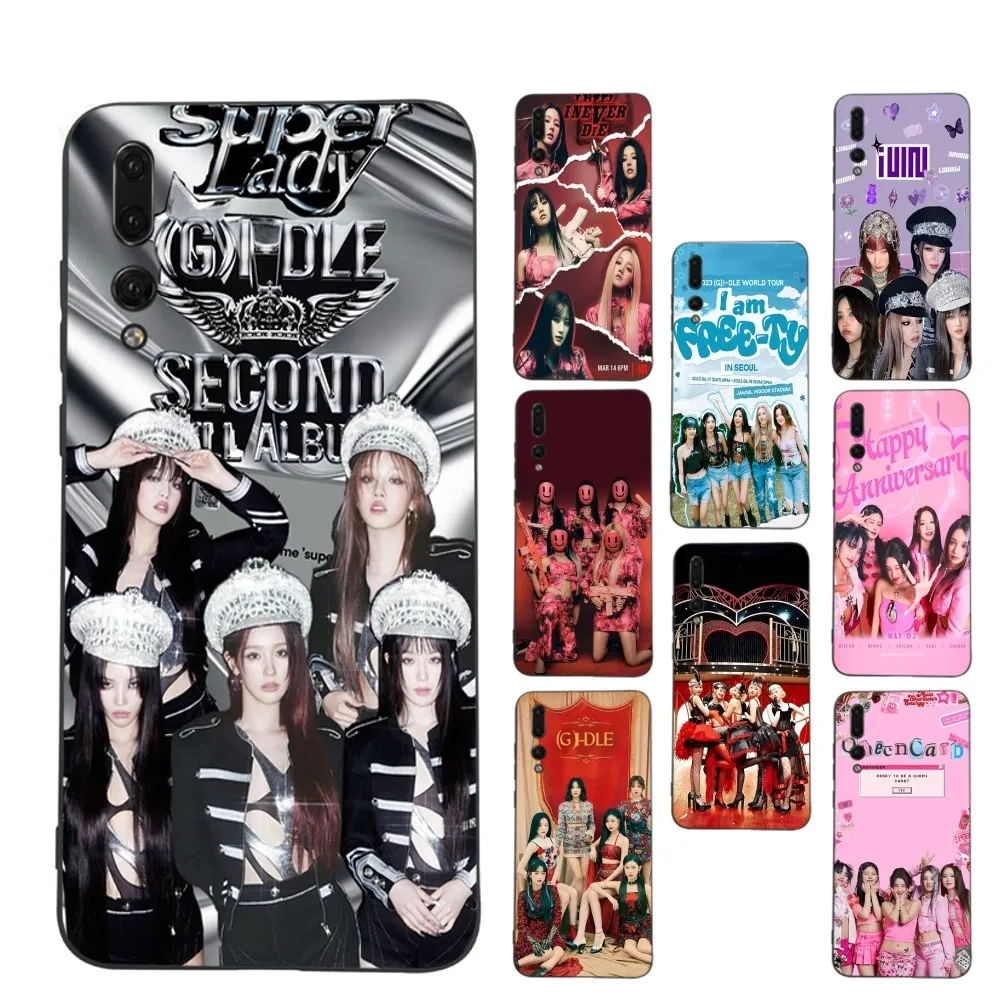 KPOP G-(G)I-DLE G-gidle Phone Case For Huawei P 8 9 10 20 30 40 50 Pro Lite Psmart Honor 10 Lite 70 Mate 20lite