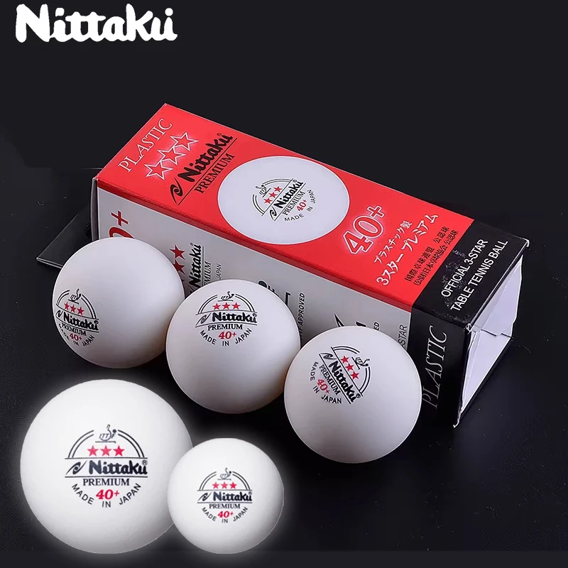 

NITTAKU 40+ ABS New Material Table Tennis Ball 3 Star Competition Pingpong Ball ITTF and Japan Table Tennis Association Approved