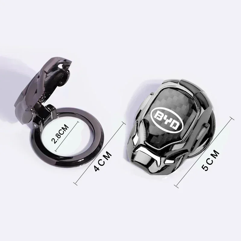 Car One-click Start Protective Cover Interior Button Decoration Sticker For BYD f0 f3 T3 E5 E6 S6 S7 Tang atto 3 EV G3 G5 2022