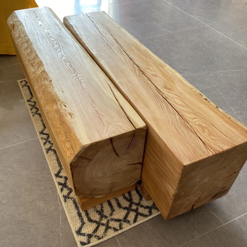 Massivholz Kaffeetische Nordic Einfache Seite Tisch Wohnzimmer Großen Tee Tisch Minimalistischen Dekorationen Hocker Lounge Zimmer Möbel