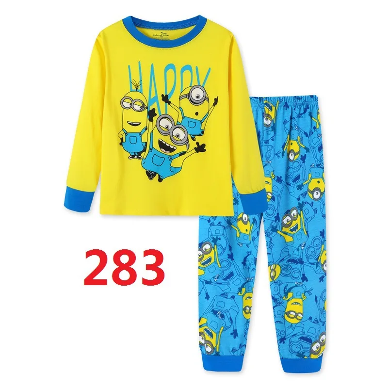 Disney Winnie The Pooh Kids Pajamas Set Boys Girls Long-sleeved Cotton Home Clothes Cartoon Children\'s Clothing