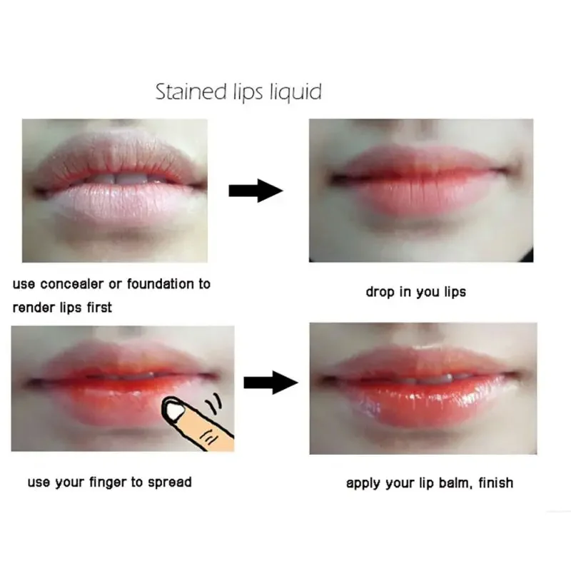 Wasserdichter Lipgloss, multifunktional, für Lippen, Schönheit, Kosmetik, Lippentönung, Färbeflüssigkeit, langanhaltende Kosmetik