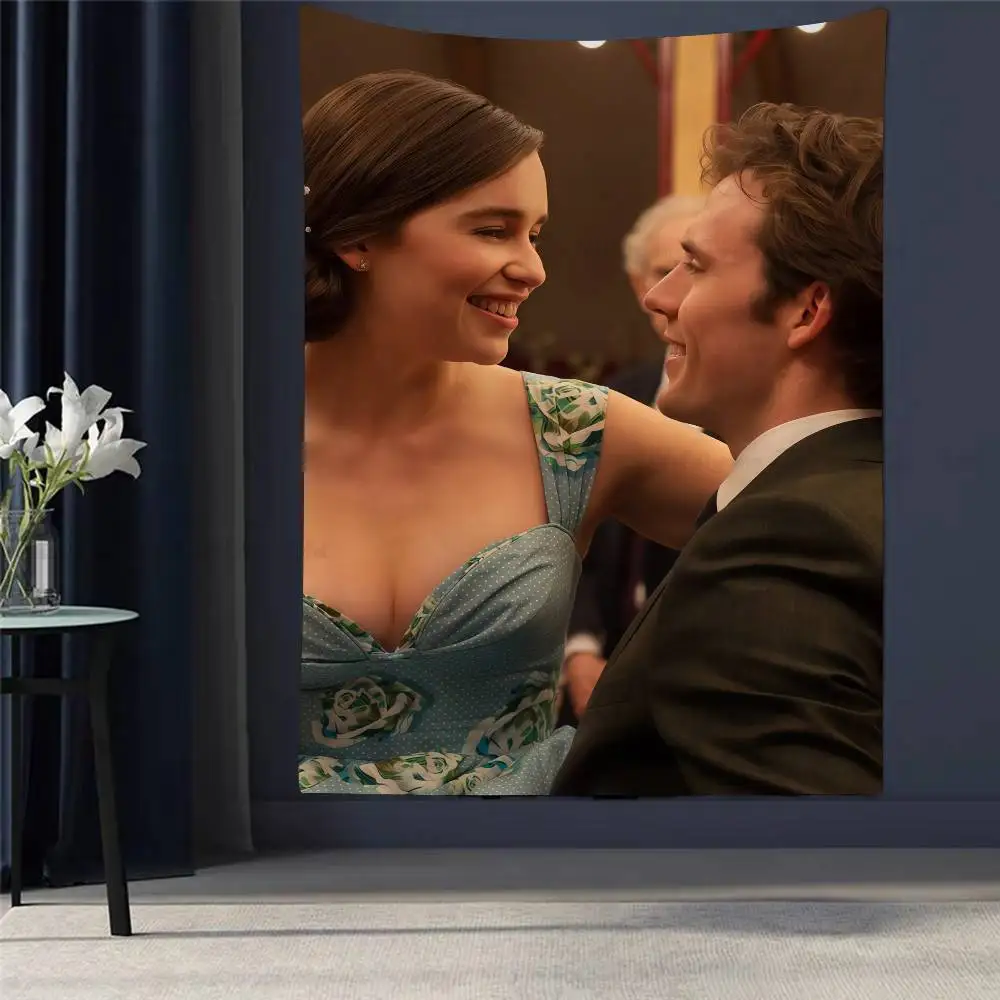 

Movie Me Before You Tapestry Art Printing Cheap Hippie Wall Hanging Bohemian Wall Tapestries Mandala Art Home Decor