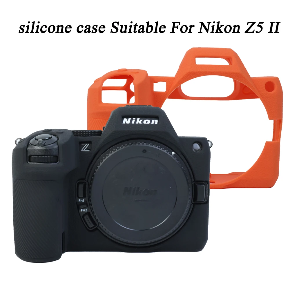 Silicone Camera Case Skin Camera Bag For Nikon Z5 II Z5 Mark II