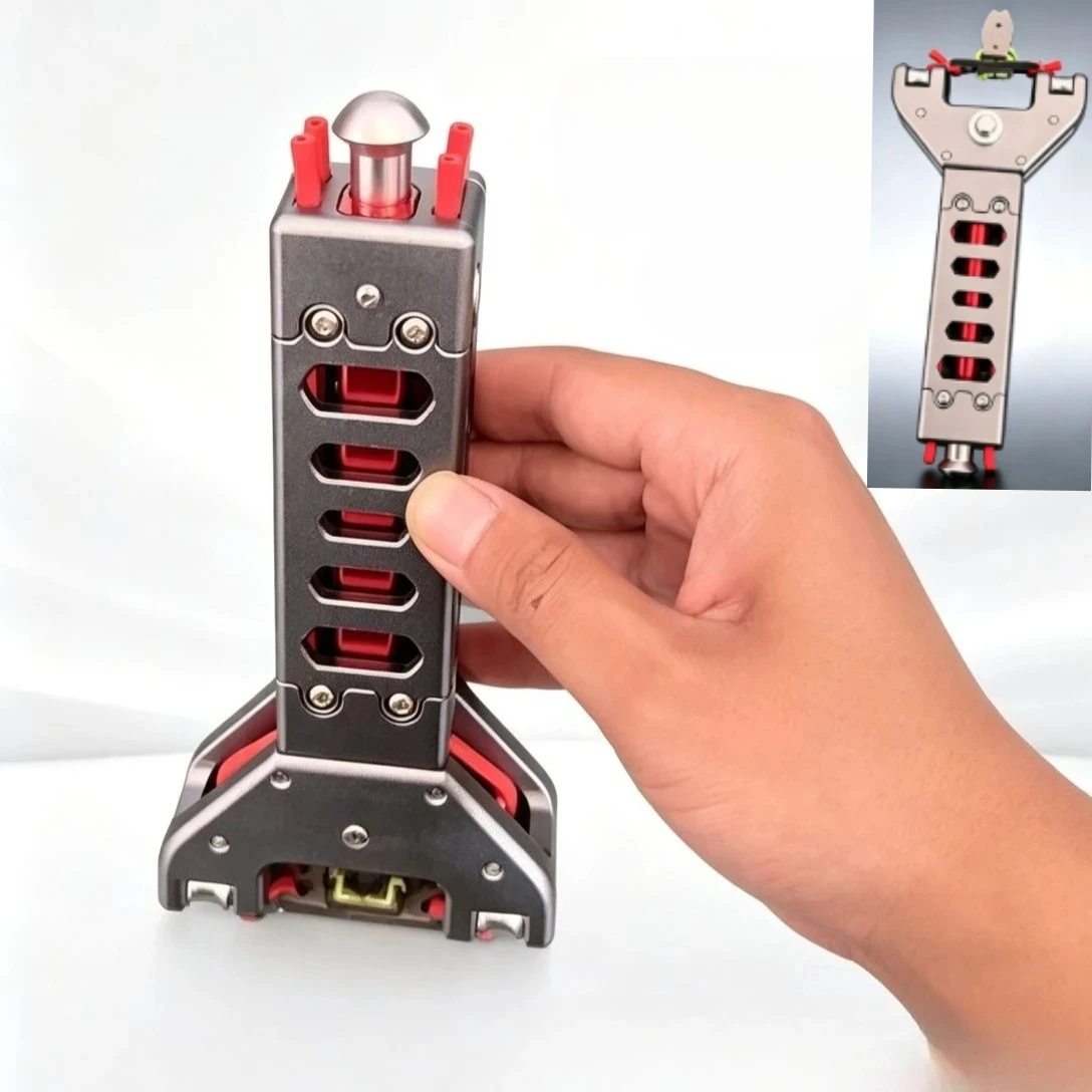 

Aluminum Alloy Automatic Slingshot CNC High-precision Portable Outdoor High-power Competitive Hunting Equipment