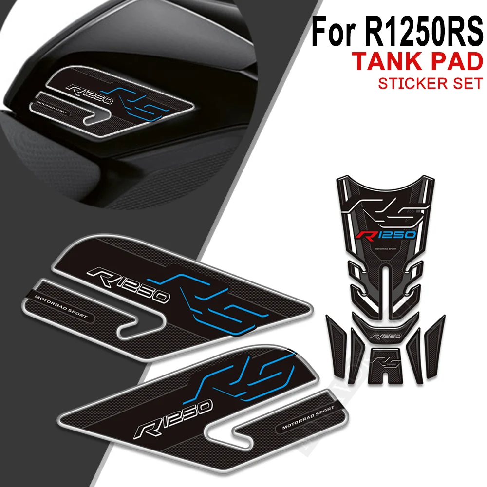 

For BMW R1250RS R1250 R 1250 RS Motorcycle Tank Pad Fuel Oil Kit Knee Fish Bone Protector Stickers Decals