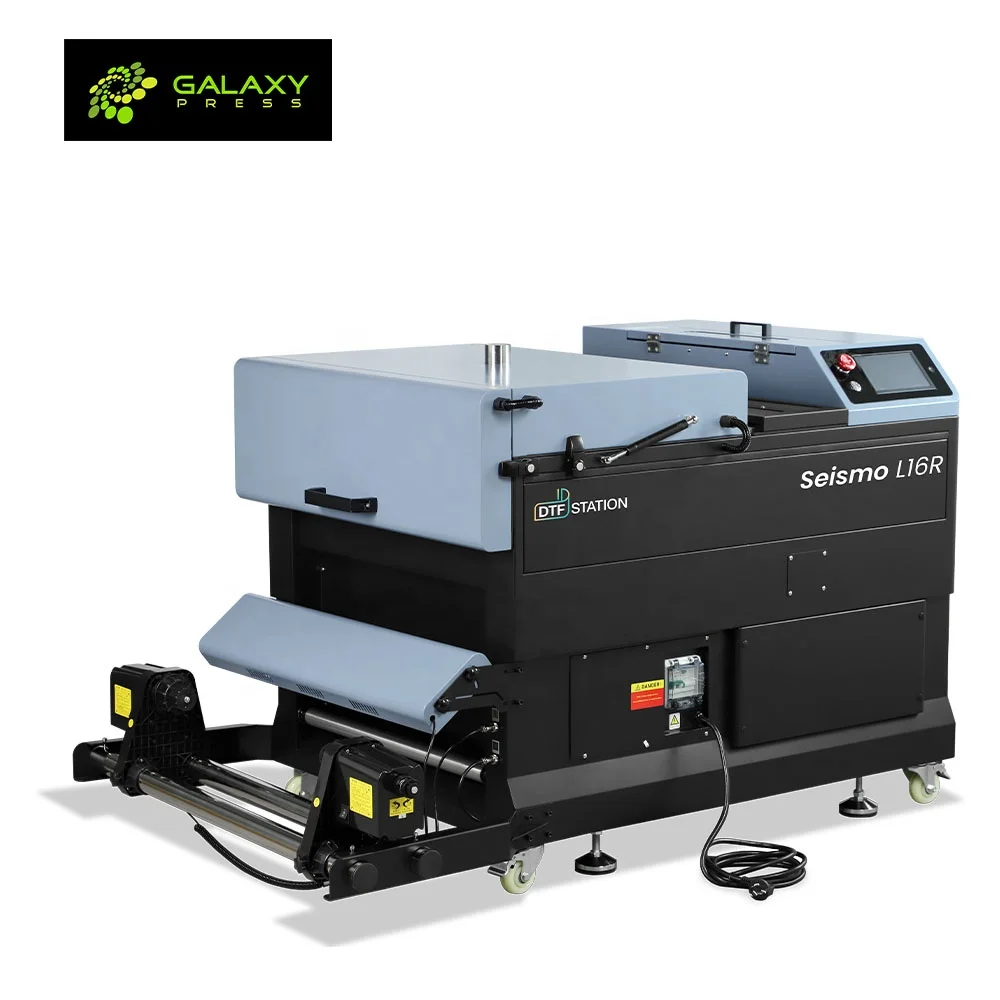 Galaxy Dtf Station Automatic Seismo L16R Auto Recirculating Shaker A2 Dtf Powder Shaking Dryer Machine 45Cm Dtf Powder Shaker