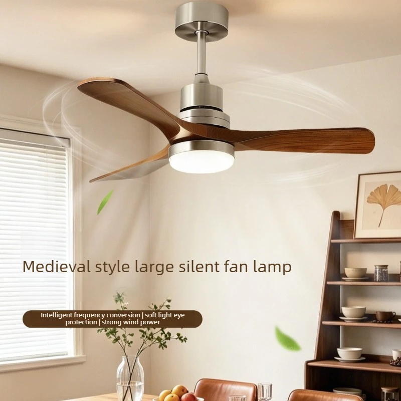 Vintage Style Home Dining Room Ceiling Fan Light with Large Airflow and Quiet Operation