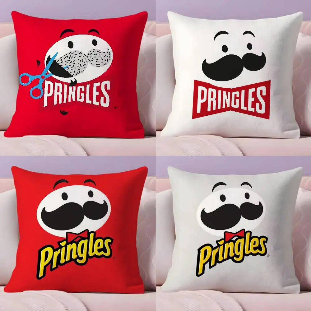 

Classic potato P-Pringles Pillow Case Pillowcase Ultra Soft Skin Friendly Fabric Cloud Like Comfort & Concealed Zipper